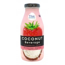 Напиток безалкогольный THAI COCO на основе кокосовой воды со вкусом клубники негаз. ст., Таиланд, 0.28 L