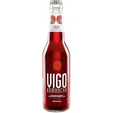 Напиток безалкогольный VIGO KOMBUCHA Acai со вкусом ягод асаи газ ст/б, Польша, 0.33 L