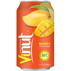 Напиток безалкогольный VINUT сокосодержащий Манго негаз. ж/б, Вьетнам, 0.33 L