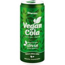 Купить Напиток безалкогольный VITAMIZU Vegan Cola тонизирующий с/газ, Польша, 0.33 L в Ленте