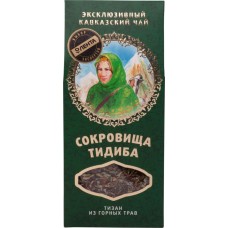 Напиток чайный травяной ЭКОКАВКАЗ Сокровища Тидиба листовой, 50г, Россия, 50 г