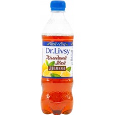 Купить Напиток DR. LIVSY Ice tea Лимон негазированный, 0.5л, Россия, 0.5 L в Ленте