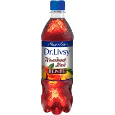 Напиток DR. LIVSY Ice tea Персик негазированный, 0.5л, Россия, 0.5 L