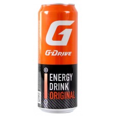 Напиток энергетический G-DRIVE тонизирующий газированный, 0.45л, Россия, 0.45 L