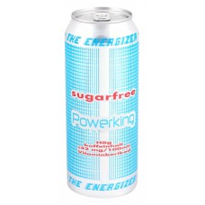 Напиток энергетический POWERKING SugarFree сильногазированный, 0.5л, Нидерланды, 0.5 L