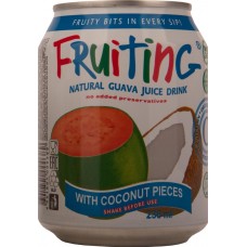 Купить Напиток FRUITING из сока гуавы с кусочками кокоса негазированный, 0.238л, Корея, 0.238 L в Ленте