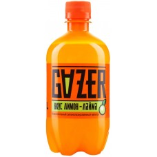 Напиток GAZER со вкусом лимон-лайма газированный, 0.5л, Россия, 0.5 L