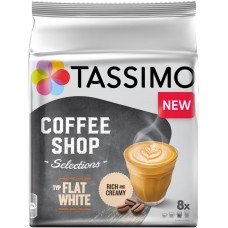 Купить Напиток кофейный в капсулах TASSIMO Coffee Shop selections Flat White, 8кап, Германия, 220 г в Ленте