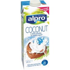 Напиток кокосовый ALPRO с рисом обогащенный кальцием и витаминами, 1000мл, Бельгия, 1000 мл