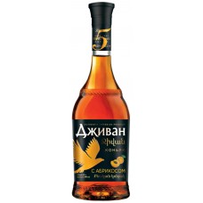 Напиток крепкий ДЖИВАН Коньяк с абрикосом, 40%, 0.5л, Армения, 0.5 L