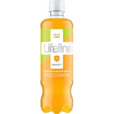 Напиток LIFELINE Immunity со вкусом манго и киви, витаминизированный негазированный, 0.5л, Россия, 0.5 L