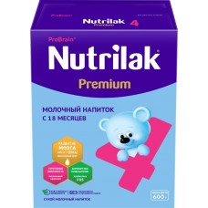 Купить Напиток молочный NUTRILAK Premium 4, c 18 месяцев, 600г, Россия, 600 г в Ленте