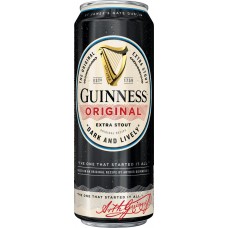Купить Напиток пивной темный GUINNESS Original пастеризованный, 5%, ж/б, 0.43л, Россия, 0.43 L в Ленте
