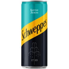 Напиток SCHWEPPES Bitter Lemon Тоник сильногазированный, 0.33л, Россия, 0.33 L