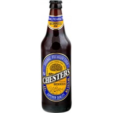 Напиток слабоалкогольный темный CHESTER'S Cider сброженный Лесные ягоды, 5,5%, 0.5л, Россия, 0.5 L