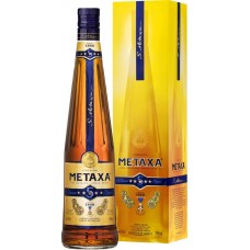 Напиток спиртной METAXA 5 лет, 38%, п/у, 0.7л, Греция, 0.7 L