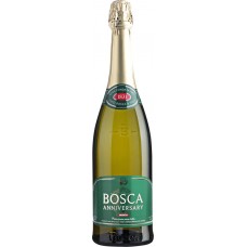 Напиток винный BOSCA Анниверсари газированный белый полусухой, 0.75л, Литва, 0.75 L