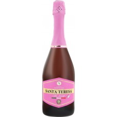 Напиток винный SANTA TERESA газированный розовый полусухой, 0.75л, Россия, 0.75 L