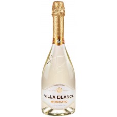 Напиток винный VILLA BLANCA Moscato газированный, 0.75л, Россия, 0.75 L
