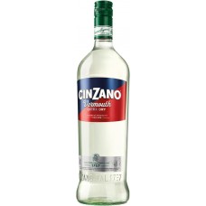 Напиток виноградосодержащий CINZANO Вермут Extra Dry белый полусухой, 1л, Италия, 1 L