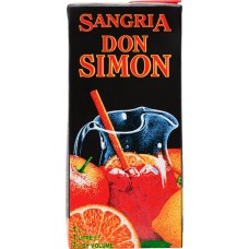 Напиток виноградосодержащий DON SIMON SANGRIA ароматизированный красный, 1л, Испания, 1 L