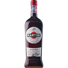 Напиток виноградосодержащий MARTINI Вермут Rosso ароматизированный красный сладкий, 1л, Италия, 1 L