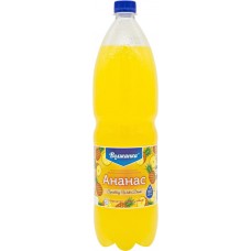 Напиток ВОЛЖАНКА со вкусом ананаса среднегазированный, 1.5л, Россия, 1.5 L