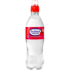 Напиток ЗЕЛЕНЫЙ ГОРОДОК со вкусом малины на основе минеральной столовой воды, 0.5л, Россия, 0.5 L