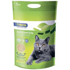 Наполнитель бентонитовый для кошачьего туалета ЛЕНТА комкующийся, 5кг, Армения, 5 кг