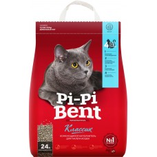 Купить Наполнитель бентонитовый для кошачьего туалета PI-PI-BENT Классик комкующийся, 10кг, Россия, 10 кг в Ленте