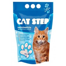 Наполнитель силикагелевый для кошачьего туалета CAT STEP, 7.6л, Китай, 7,6 л