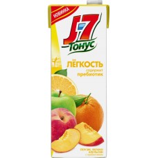 Купить Нектар J7 Тонус Апельсин, яблоко, персик с мякотью, 1.45л, Россия, 1.45 L в Ленте