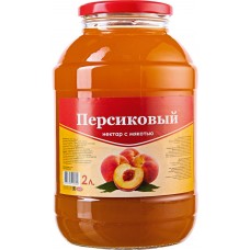 Нектар САВА Персиковый с мякотью и сахаром, 2л, Россия, 2 L