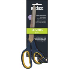 Купить Ножницы INDEX 24,1см с резиновыми вставками-кольцами на ручках, в ассортименте, Австрия в Ленте