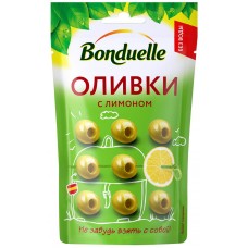 Купить Оливки BONDUELLE с лимоном, 70г, Испания, 70 г в Ленте