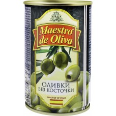 Купить Оливки MAESTRO DE OLIVA б/к ключ, Испания, 300 г в Ленте