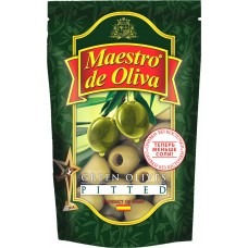 Купить Оливки MAESTRO DE OLIVA б/к полимер, Испания, 175 г в Ленте