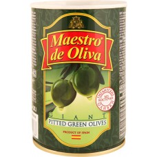 Купить Оливки MAESTRO DE OLIVA гигант б/к ключ, Испания, 420 г в Ленте
