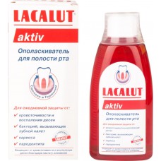 Ополаскиватель для полости рта LACALUT Aktiv, 300мл, Германия, 300 мл