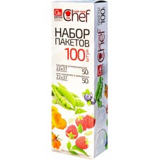 Пакеты д/хранения/замораживания GRIFON I'm Chef Prof 25х35см 101-130, Россия, 100 шт