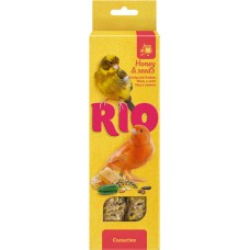 Палочки для канареек RIO с медом и полезными семенами, 2х40г, Россия, 2 х40г