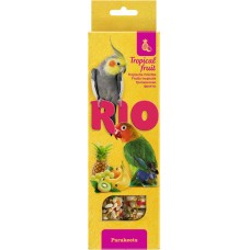 Палочки для средних попугаев RIO с тропическими фруктами, 2х75г, Россия, 2 х75г