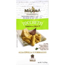 Купить Палочки хлебные MELIORA Tocchetti c луком и сыром, Италия, 200 г в Ленте