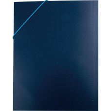 Папка OFFICESPACE на резинке 500мк синяя/черная 158512, Россия