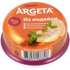 Купить Паштет ARGETA из мяса индейки, Словения, 95 г в Ленте