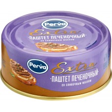 Купить Паштет PERVA Extra печеночный со сливочным маслом, 100г, Россия, 100 г в Ленте