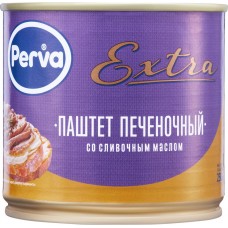 Купить Паштет PERVA Extra печеночный со сливочным маслом, 250г, Россия, 250 г в Ленте