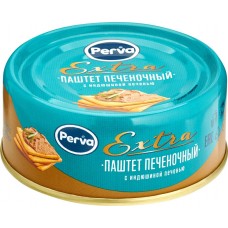 Паштет PERVA Extra с индюшиной печенью, 90г, Россия, 90 г