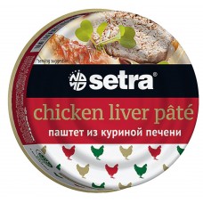 Паштет SETRA из куриной печени, 100г, Сербия, 100 г
