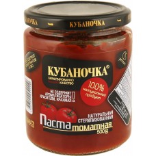 Паста томатная КУБАНОЧКА, 500г, Россия, 500 г